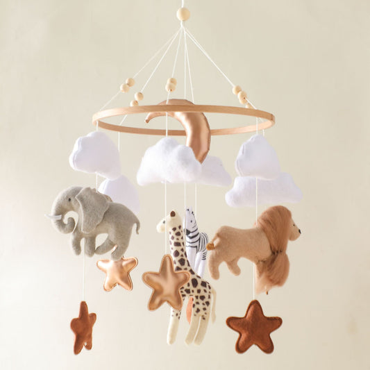 Nebulaxa™ Forest Animal Clouds Stars Crib Mobile