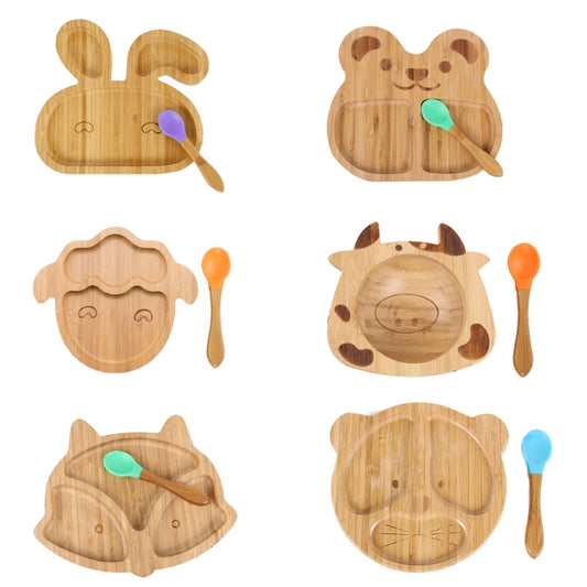 Nebulaxa™ Bamboo Bear Suction Feeding Set