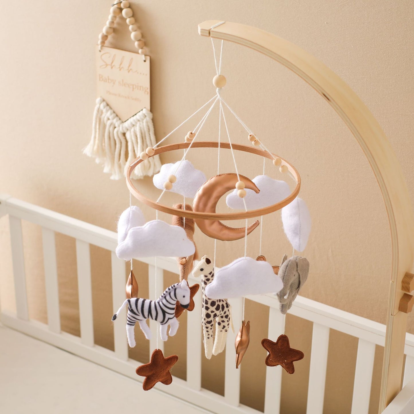 Nebulaxa™ Forest Animal Clouds Stars Crib Mobile